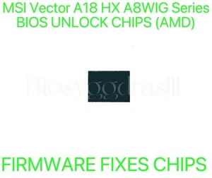 MSI Vector A18 HX A8WIG Series, ADMIN NO PASSWORD FIRMWARE FIXES BIOS CHIP (AMD) - Afbeelding 1 van 1