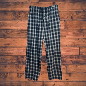 Merona Blue Plaid Pajama Pants Medium - Picture 1 of 5