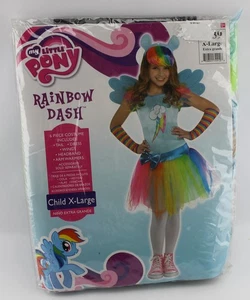 My Little Pony Rainbow Dash Child XL 14-16 Halloween Costume - Picture 1 of 1