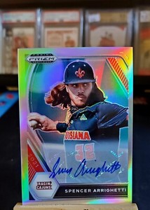 2021 Panini Prizm Draft Picks- Autographs Silver Prizm PDP178 Spencer Arrighetti