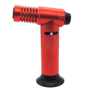 Single Torch Table Top Jet Lighter Butane 1300°C/2500°F Individual Box Red Color - Picture 1 of 4