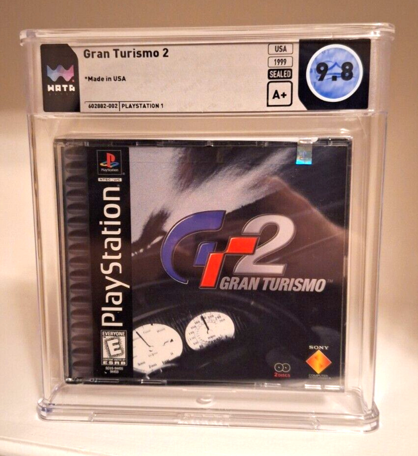 Gran Turismo 2 Sony PlayStation PS1 Sealed New WATA 9.8 A+ Graded - VGA CGC RARE