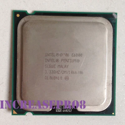 Intel Pentium E6800 Processor 3.33GHz SLGUE LGA 775/Socket T CPU 65W 1066MHz - Image 1 of 4