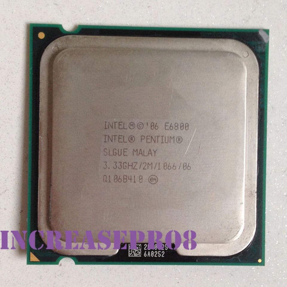 Intel Pentium E6800 Processor 3.33GHz SLGUE LGA 775/Socket T CPU 65W 1066MHz - Image 1 of 4