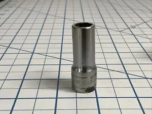 S-K 3/8 Deep 6pt 3/8in. Socket, 40412, 1-3/4in. tall, plating loss-USA - Picture 1 of 6