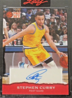 Stephen Curry 2022 Leaf Pro Set Autograph #SC1 Golden State Warriors Auto SP/*50 - Image 1 of 2
