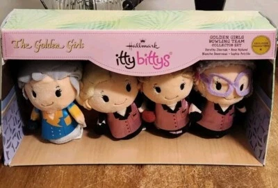 Hallmark Itty Bittys Golden Girls Bowling Team Set Dorothy Rose Blanche Sophia!  - Image 1 of 4