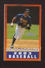 Pepperdine Waves--2003 Baseball Pocket Schedule
