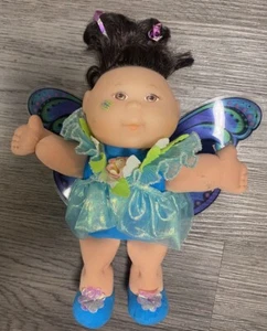 1995 Cabbage Patch Kids Butterfly Garden Fairy Wings Blue Eyed Blonde Doll CPK - Picture 1 of 5