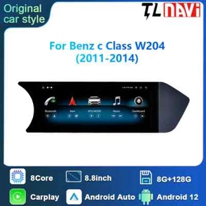 Per Mercedes Benz Classe C W204 2011-2014 CarPlay Autoradio Lettore GPS Schermo - Foto 1 di 27