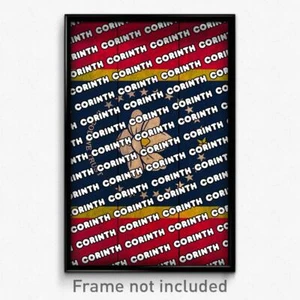 Corinth Mississippi Poster (MS City Souvenir 11x17 Town Print) - Picture 1 of 1