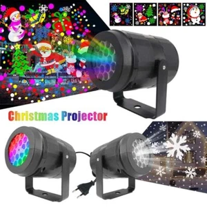 Indoor Christmas Projector Lights Xmas Party LED Projection Snowflake Laser Lamp - Picture 1 of 16