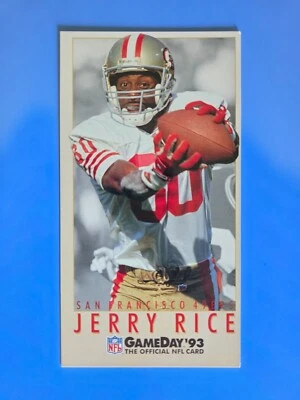🏈1994 Jerry Rice Game Day #80 HOF WR San Francisco 49er RARE & LIMITED Must👀 - Image 1 of 2