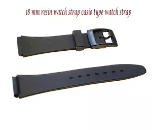 18 mm Weich Silikon Uhrenband Armband Armband für Casio Uhr Huawei - Bild 1 von 4