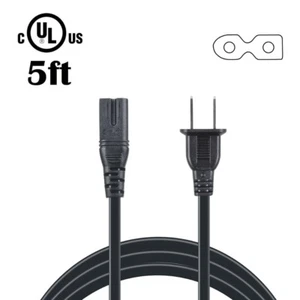 PwrON 5ft UL AC Power Cord for Vizio E-Series & M-Series 20 22 24 26 28 LCD TV - Picture 1 of 6