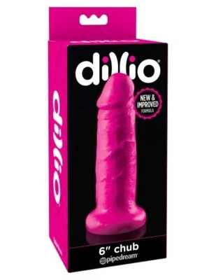 Dillo Ultimately Pleasurable & Enjoyable 6in Chub Strap On Dildo Pink, New - Image 1 of 4