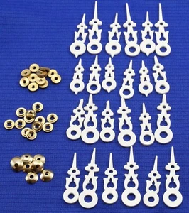 Regula Cuckoo Clock Hand Assortment 12 Sets White 60-90 mm Dials W/ HARDWARE - Picture 1 of 1