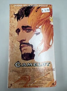 1992 VHS Video ~ Camelot ~ Richard Harris Vanessa Redgrave ~ 2 Tape Set - Picture 1 of 2