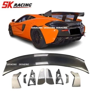 Alerón trasero de fibra de carbono estilo GT4 para McLaren 540C 570S 2015-2019 - Imagen 1 de 21