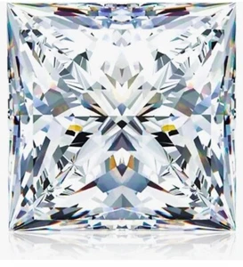 Princess Cut Loose Lab Created CVD Diamond 6.5 X6.5 MM IF D Color Certified - Picture 1 of 6