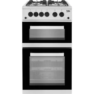 Beko KDG583S Gas Cooker with Gas Hob 50cm Free Standing Silver A+ New - Picture 1 of 6