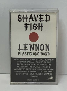 JOHN LENNON Plastic Ono Band SHAVED FISH Cassette - Happy Xmas, Instant Karma - Picture 1 of 4