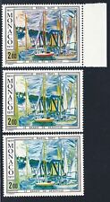 1977 MONACO, n . 1097 Dufy painting in three different colors MNH / ** VARIETY