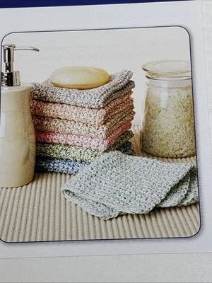 Washcloths Crochet Pattern Card Page - Image 1 of 3