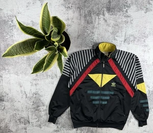 Vintage Adidas 90s Bob Marley Striped Sportswear Retro Windbreaker Track Jacket - Picture 1 of 15