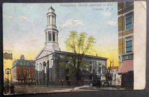 Alte Postkarte 1906 Erste Presbyterianische Kirche, Trenton, New Jersey NJ - Bild 1 von 2
