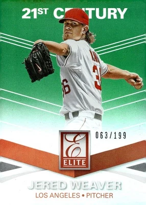 Panini Elite 21st Century Green #86 Jered Weaver 2015/199 Foto 1 de 2