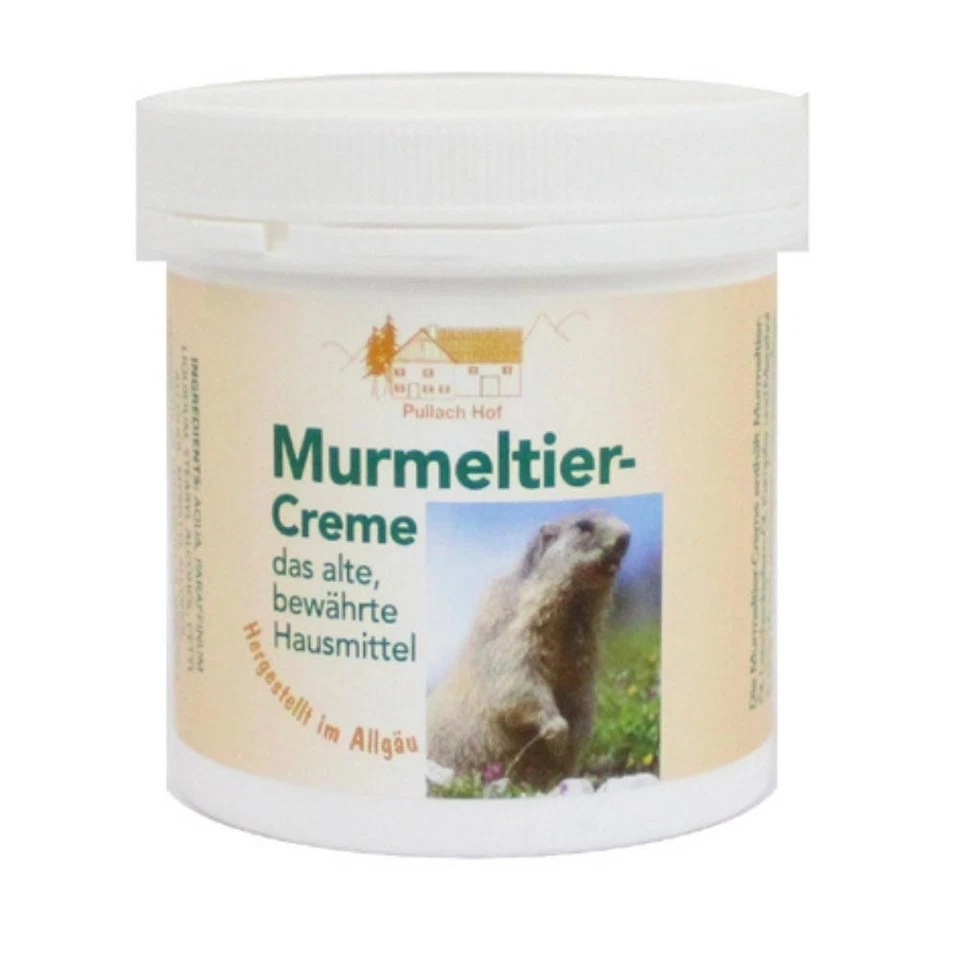 (31,04 EUR/l) Pullach Hof Murmeltier Creme Allgäu 250ml - Bild 1 von 1