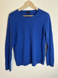 Talbots M 100% Pure Cashmere Pullover Pulli Blau Rundhals Medium - Bild 1 von 4