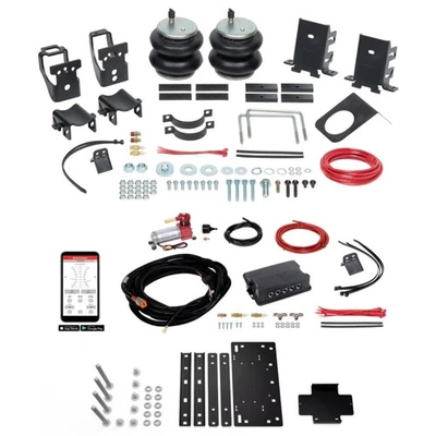 Firestone Ride-Rite Air Springs & Dual Standard Compressor for F250 F350 F450 Foto 1 de 4