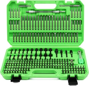 SWANLAKE 232PCS Ultimate Set di Punte per Cacciavite,Acciaio Cromo Vanadio Taglia Unica - Foto 1 di 9