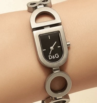 Dolce & Gabbana D&G Ladies vintage designer watch Night & Day stainless steel  - Image 1 of 4