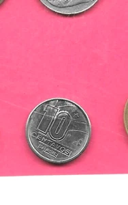 BRAZIL KM613 1990 UNCIRCULATED-UNC MINT OLD VINTAGE 10 CENTAVOS COIN - Picture 1 of 1