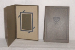 2 NOS Victorian Picture Frames ~ Cardboard 1 3/8” x 2” Cabinet Card Holders - Picture 1 of 6
