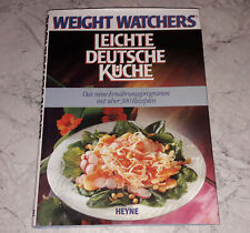 Weight Watchers Leichte Deutsche Küche Kochbuch Rezepte Menüplanung Heyne 1991