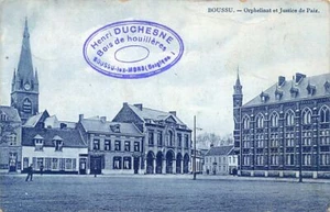 Belgique - BOUSSU (Hainaut) Orphelinat et Justice de Paix - Picture 1 of 2