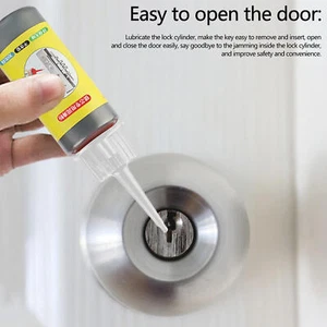 Graphite Powder Lock Lubricant Cylinder Car Padlock Bicycle Padlock - Picture 1 of 12