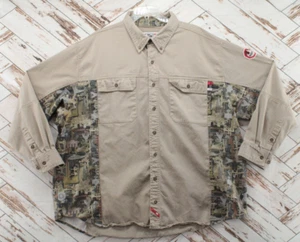 Walls FR Shirt Jacket Mens 3XL Flame Resistant Workwear Oilfield Camo Shacket - Picture 1 of 11