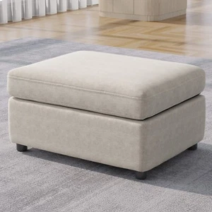 Rectangle Footrest, Shoe Stool,Storage Couch Ottoman,Entryway Shoe Bench - Picture 1 of 10