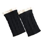 Lace Leg Warmers Warm Knitted Socks Winter Foot Covers  Women