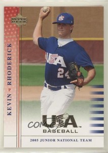 2005 Upper Deck USA Baseball Junior National Team Kevin Rhoderick #USA80