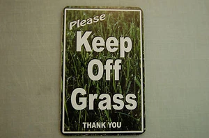 KEEP OFF GRASS lawn sign PVC 5x8 New Digital print - Bild 1 von 1