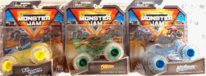 🔥🔥MONSTER JAM BLUE THUNDER DRAGON MEGALODON GHOST CREW CHASE 1/64🔥🔥 - Picture 1 of 10