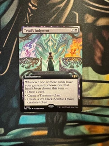 Teval's Judgment Tarkir Dragonstorm Commander Extended Art Rare - Picture 1 of 1