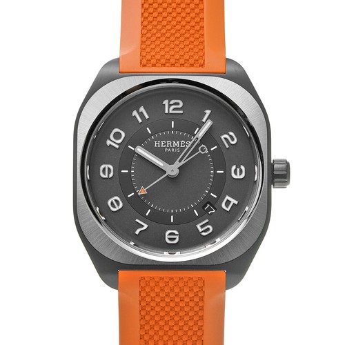 HERMÈS HERMES H08 SP1.741a Grigio Orologi Uomo Meccanico Automatico Ginzo
