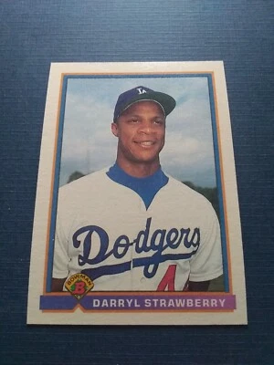 1991 Bowman Baseball Darryl Strawberry #609  Factory Set Break NM-MT - Image 1 of 2